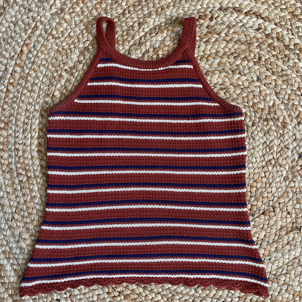 Knit Halter Tank Top
